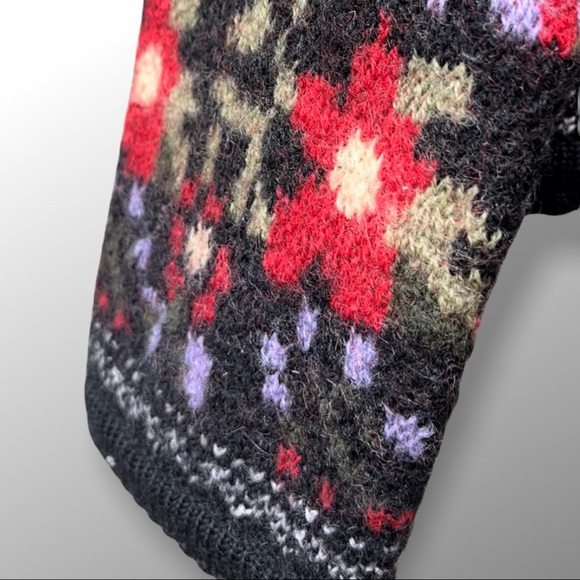 1980’s Vintage Tally-Ho Creations Boiled Wool Cardigan - Picture 7 of 11